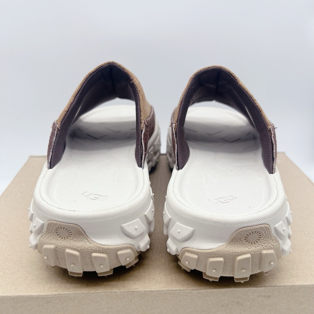 UGG Venture Daze Platform Slide Comfort Shoes Chestnut Brown Suede Mens US 12 - Picture 8 of 11